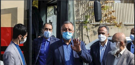 آئین رونمایی از ۱۱۰ دستگاه اتوبوس