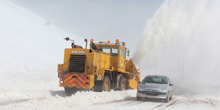 برف 2 و نیم متری در گردنه الماس خلخال