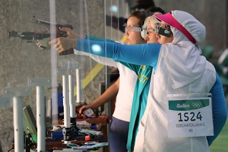 میکس تیمی تپانچه ایران بر سکوی سوم جهان