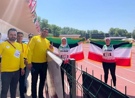 دختران جوان دوومیدانی ایران دو مدال طلا کسب کردند