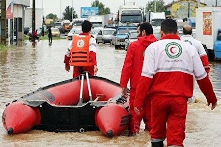 امداد رسانی هلال احمر به ۲۰ استان متأثر از سیل