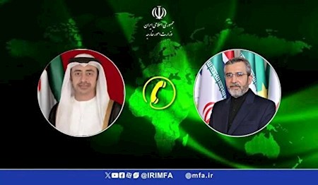 گفتگوی تلفنی علی باقری و عبدالله بن زاید آل نهیان