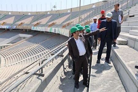 آماده سازی ورزشگاه آزادی شاید وقتی دیگر