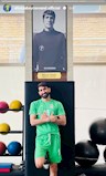 عکس جنجالی بیرانوند با تابلو ناصرحجازی