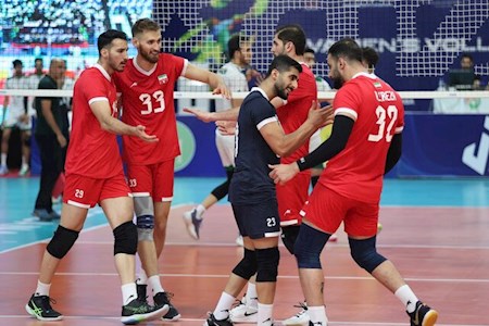 بلند قامتان والیبال ایران قهرمان کاوا شدند