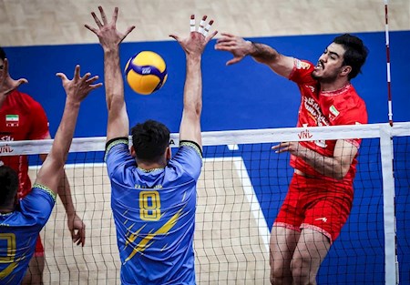اولین برد ایران در لیگ ملتهای والیبال