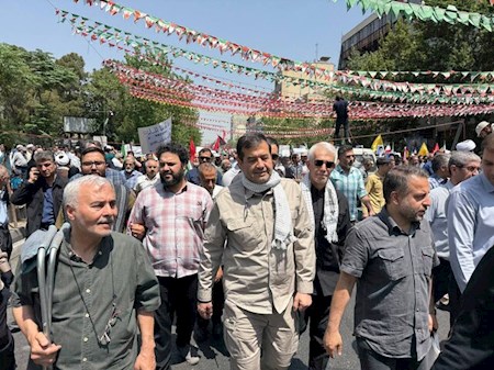 حضور وزارت ورزشی ها در راهپیمائی خشم و نصر