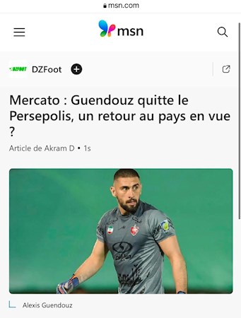 گندوز هم از پرسپولیس جدا شد