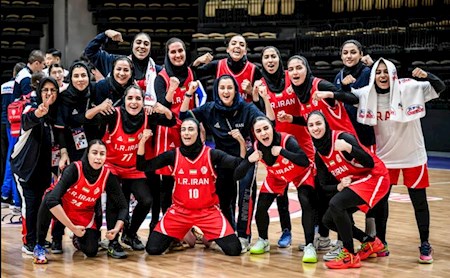 دومین برد دختران بسکتبال در کاپ آسیا