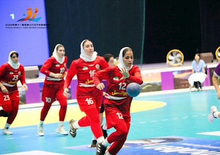 دختران هندبال پنجم آسیا شدند