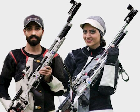 میکس تفنگ ایران چهارم آسیا شد