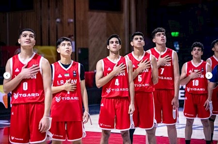 عنوان ششمی نوجوانان بسکتبال در کاپ آسیا