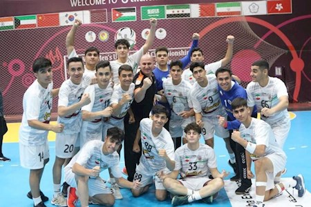 پسران هندبال اردن را گلباران کردند