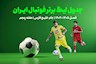 جدول لیگ برتر فوتبال تا پایان هفته پنجم