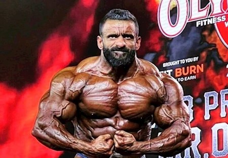 گرگ پارسی نائب قهرمان مسترالمپیا شد
