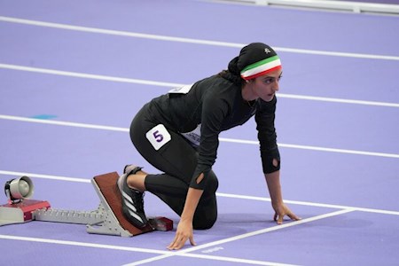 چرا دختر دونده در خط پایان از هوش رفت