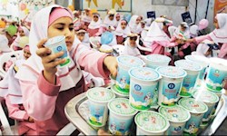 توزیع شیر در مدارس از یکشنبه هفته آینده