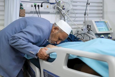 تشکر پدر صابر کاظمی از مقام معظم رهبری