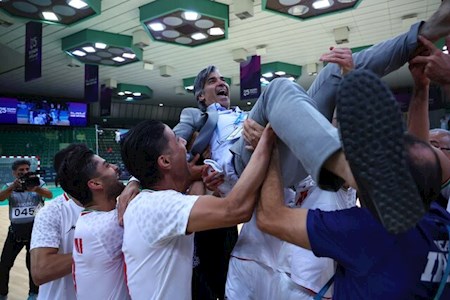 مصاحبه وحید شمسایی بعد از قهرمانی فوتسال