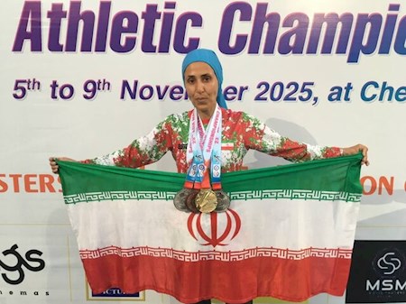 با نسرین پاسدار دختر افتخار آفرین ایرانی