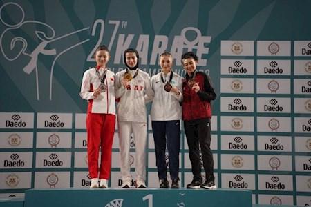 تاریخ سازی دختر کاراته کای ایران