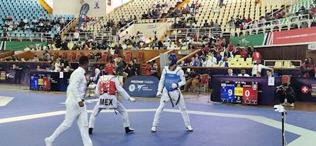 ادامه پیکارهای تکواندوی قهرمانی جهان