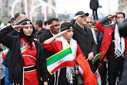 حضور با شکوه جامعه ورزش در راهپیمایی