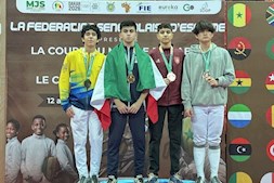 شمشیرزن نوجوان ایران قهرمان سنگال شد