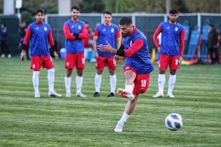 تمرینات امروز ملی پوشان فوتبال در ترکیه