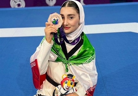 کار ارزشمند دختران مدال آور تکواندو ایران