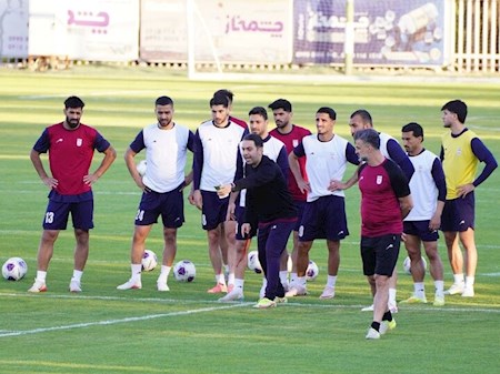 برنامه دوم تمرینی ملی پوشان فوتبال