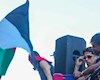 پرچم فلسطین در دستان ستاره بارسلونا