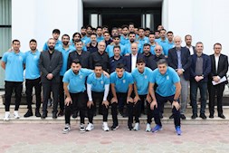 دیدار ملی پوشان فوتبال با آقای پزشکیان