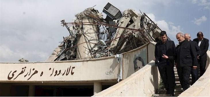 بازدید رئیس جمهور از ورزشگاه آزادی