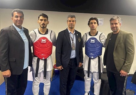 دو مدال طلا بر سینه تکواندوکاران ایران