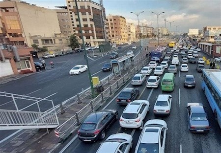 ترافیک سنگین در ورودی های تهران