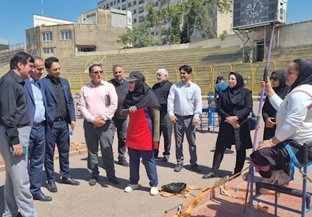 بازدید از اردوی پارادوومیدانی بانوان