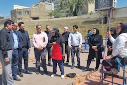بازدید از اردوی پارادوومیدانی بانوان