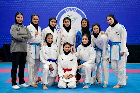 ملی پوشان کاراته ایران نائب قهرمان آسیا شدند