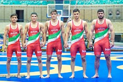نتایج ۵ وزن اول کشتی آزاد جوانان آسیا