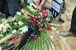 مراسم خاکسپاری ایرج خواننده