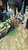 مراسم خاکسپاری ایرج خواننده