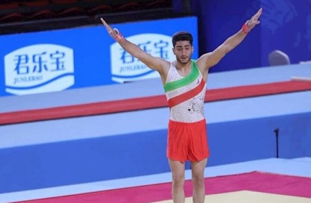 حضور ژیمناست ایران در قهرمانی جهان