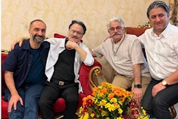 دوستان قدیمی به دیدار مجری قدیمی رفتند