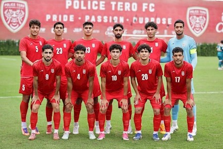 برد جوانان فوتبال ایران مقابل فلسطین