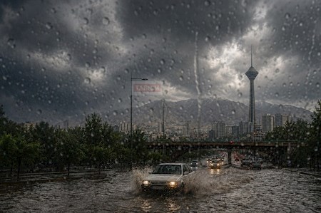 هشدار بارشی نارنجی سازمان هواشناسی