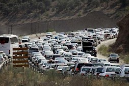 ترافیک سنگین در جاده های شمالی کشور