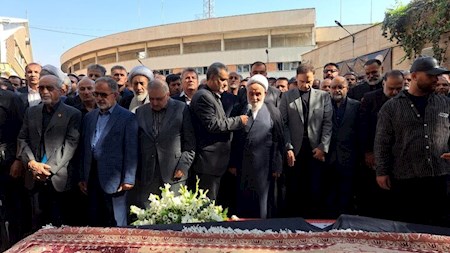 پیکر مرحوم احمد ناطق نوری تشییع شد