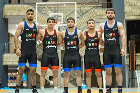 نتایج ۵ وزن نخست کشتی فرنگی جوانان جهان