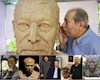 نگاهی به تندیس ها و سردیس های استاد